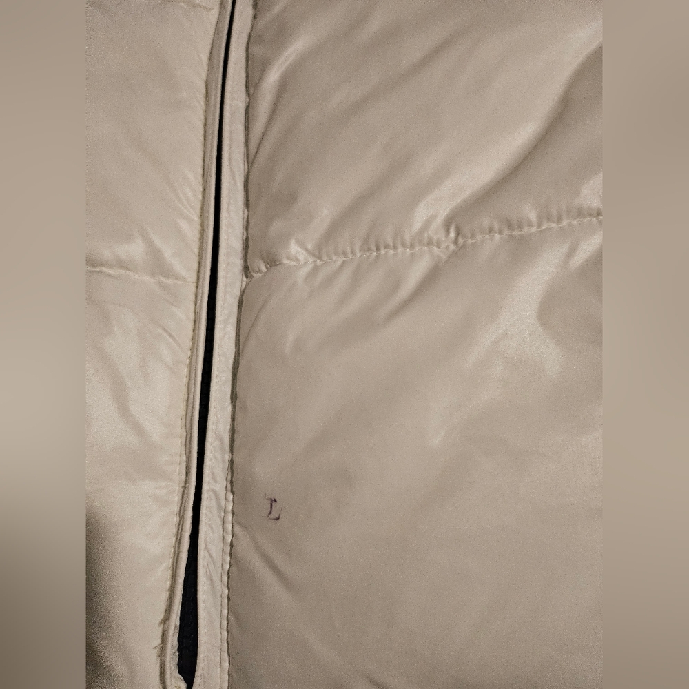 Polo reversable Navy Blue and white Puffer Vest - Picture 7 of 9